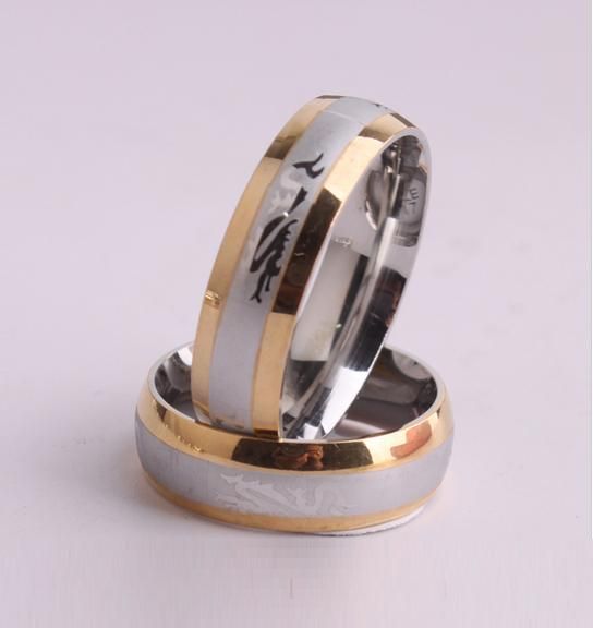 Комплект колец Нежный дракон