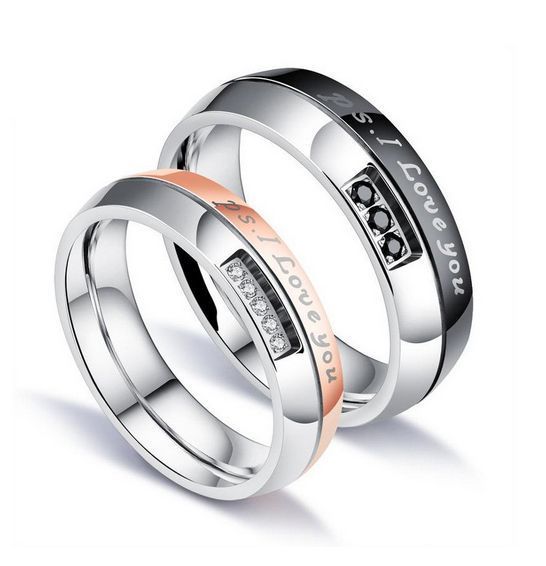 Gredzenu komplekts I Love You
