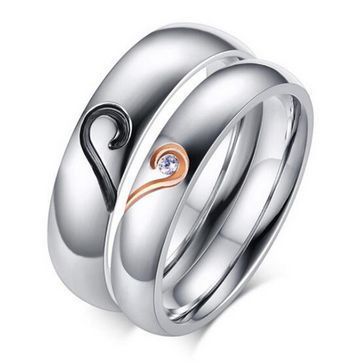 Комплект колец Сердечко