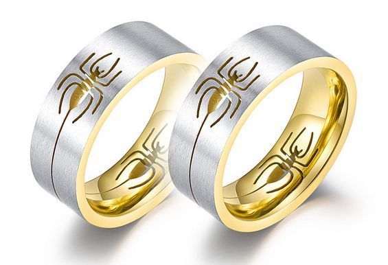 Комплект колец Паутина любви