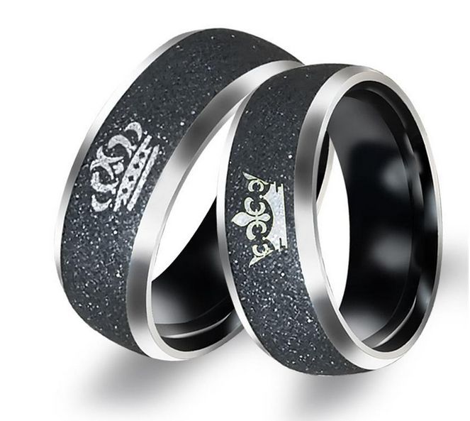 Gredzenu komplekts Karalis un karaliene