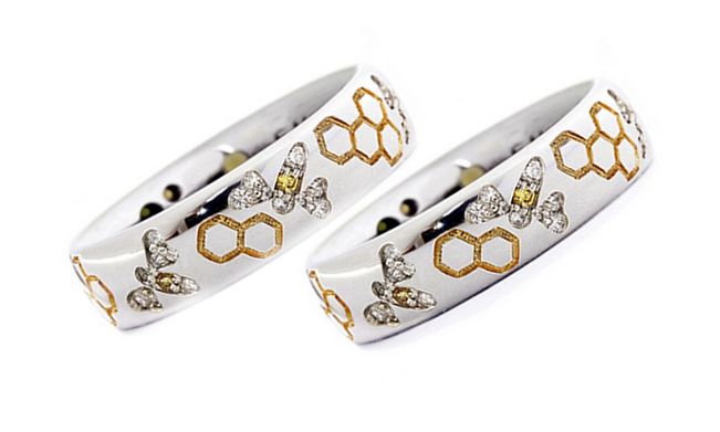 Gredzenu komplekts Mana bitīte