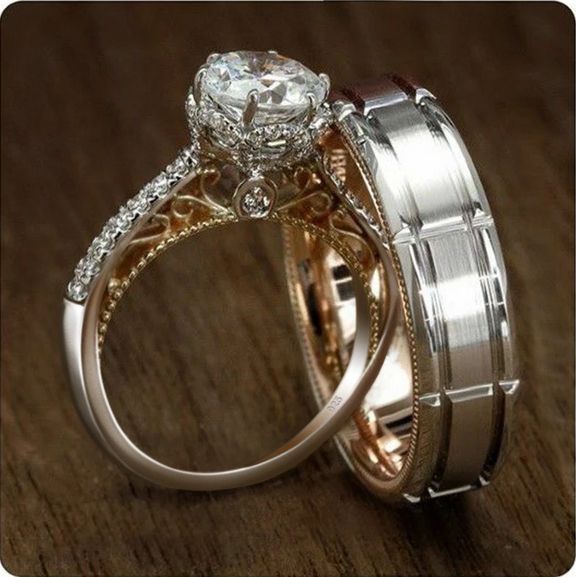 Комплект колец Божественное и человеческое