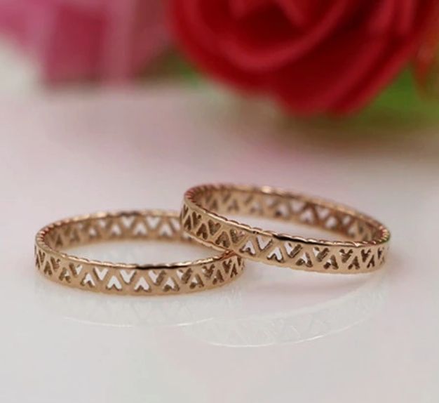 Комплект колец Наши сердца