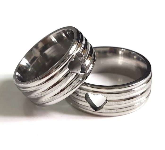 Gredzenu komplekts Neparastā sirds