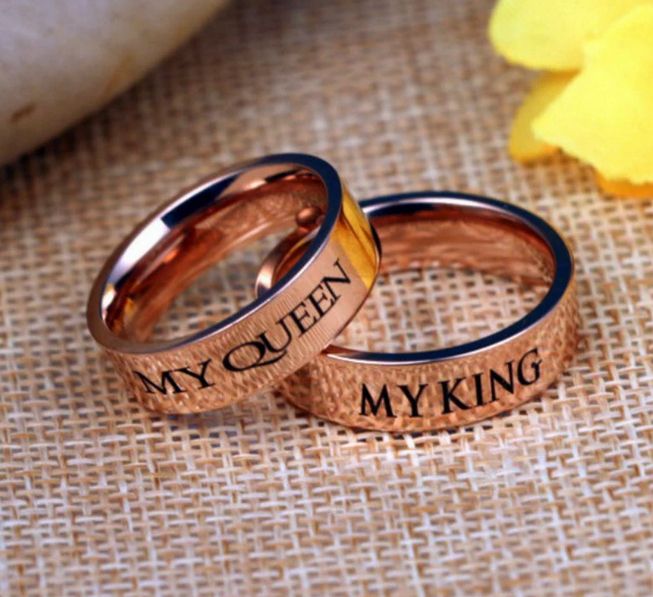 Gredzenu komplekts Karalis un karaliene