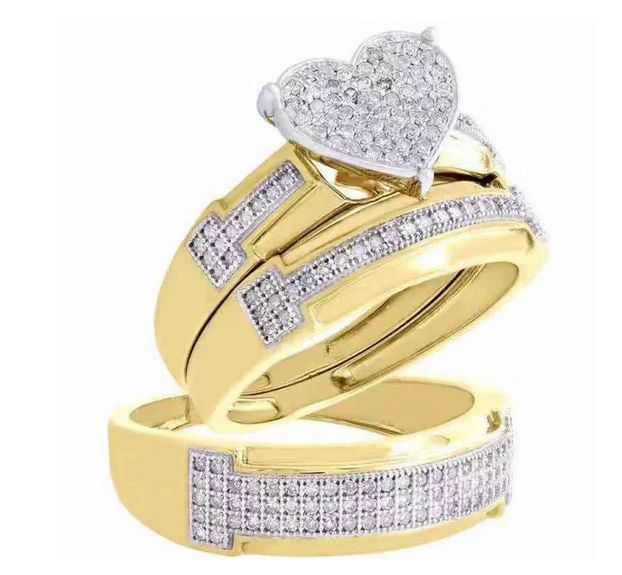 Gredzenu komplekts Uzticīgā sirds