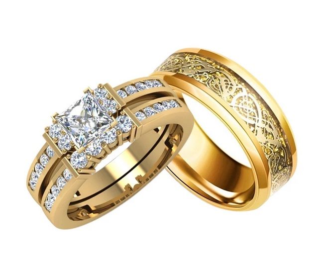 Комплект колец Улыбка весны