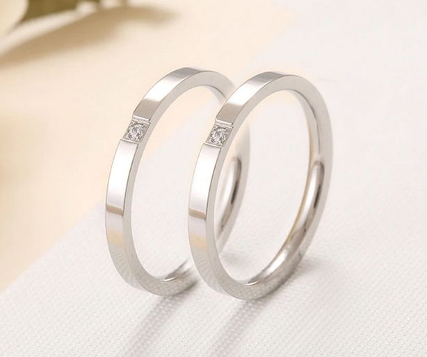 Gredzenu komplekts Gaišais pāris