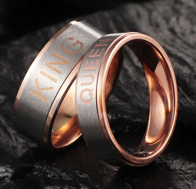 Комплект колец Король и королева