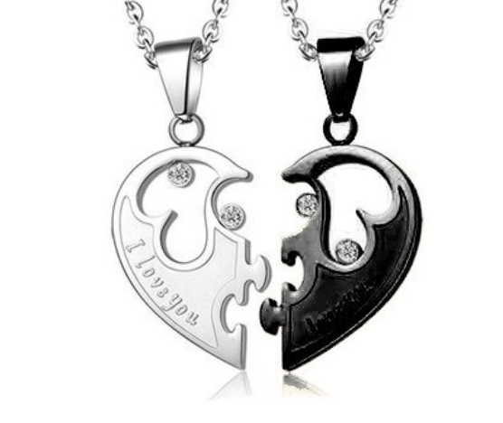 Комплект кулонов Сердце