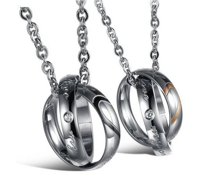 Комплект кулонов Сердце