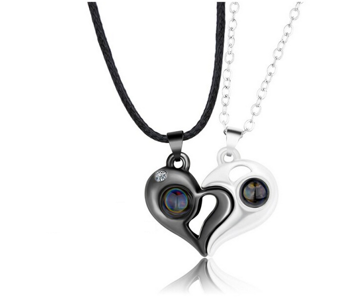 Комплект кулонов Магнитное сердце