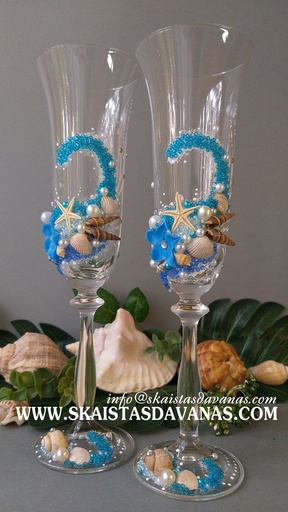 [KUS3] Glāžu komplekts Jūra