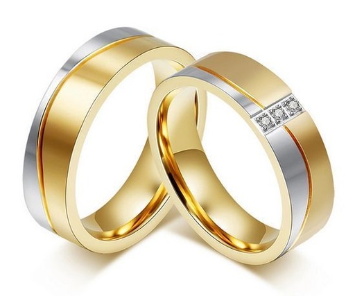 [GK164] Комплект колец Цветочек