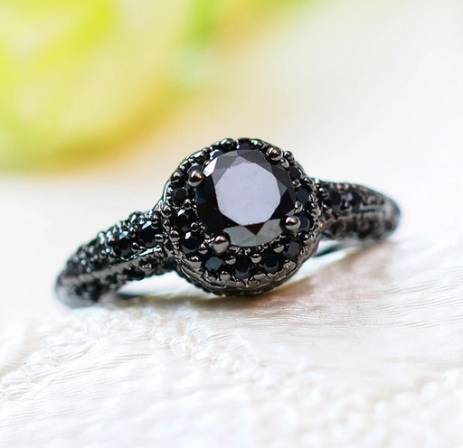 [GR58] Кольцо Чёрная жемчужина
