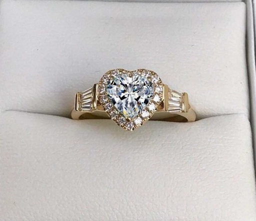 [GR65] Кольцо Цветущее сердце