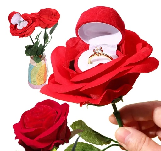 [BOX13] Коробочка для кольца Цветущая роза