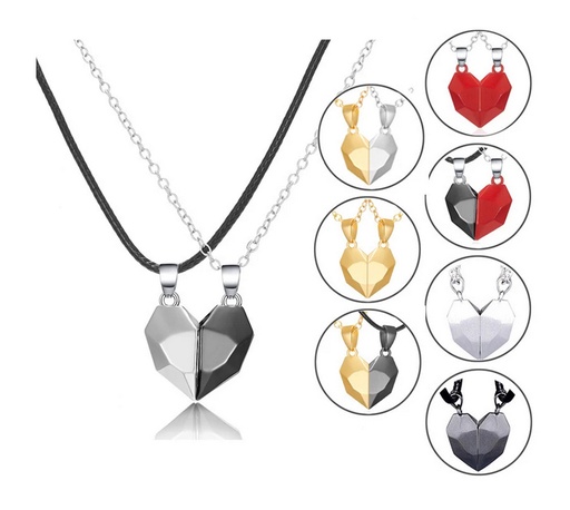 Комплект кулонов Магнитное сердце