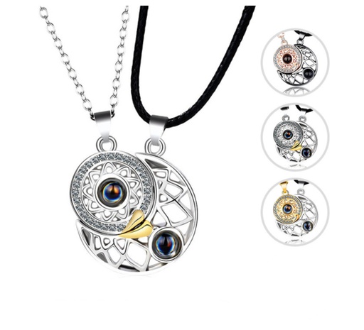 Комплект кулонов Солнце и Луна