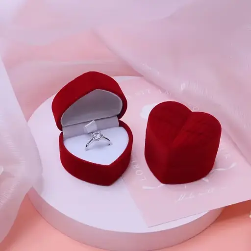 [BOX90] Коробочка для колец Сердце ангела
